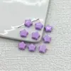 Accesorios de joyería DIY, estrella de cinco puntas colorida, pintura acrílica, cuentas sueltas, pulsera, llavero, cuentas rectas, material hecho a mano