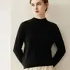 Suéter de cashmere puro 2026 novo inverno feminino gola alta básica malha pulôver, amigável à pele e adequado para sobreposição