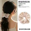 Gomita para el pelo suave y dulce para mujer, scrunchie de malla estilo coreano, liga para coleta baja y moño, accesorio para el cabello de alta gama