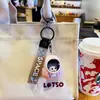 Original mochila escolar con luz oso astronauta llavero caricatura astronauta luminoso pareja mochila colgante regalo pequeño