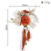 Boda al Aire Libre Sensación de Alta Gama Sosteniendo Flores Estilo Bohemio Flor de Muñeca Broche Traje Accesorios para Sesión de Fotos en Estudio