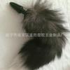 Venta al por mayor de fábrica juguetes sexuales silicona sexy patio trasero tapón anal patio trasero silicona xuanfox blanco cola puntiaguda