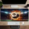 Alfombrilla de ratón de fútbol transfronteriza, tecnología de juego e-sports, almohadilla de oficina extragrande, borde antideslizante con bloqueo, teclado de ordenador