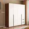 Guarda-Roupa Casa Quarto 2026 Novo Estilo Mais Vendido Apartamento Pequeno Casa de Aluguel Venda Direta da Fábrica Armário de Armazenamento Simples