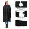 Pañuelo Chal Impermeable y Antiincrustante de Borde Fino Envuelto en Pongee, Color Puro, Resistente a las Manchas, Antiadherente para Peluquería