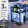 Suporte para Gabinete de Computador de Sala de E-Sports, Rack de Armazenamento Base Móvel de Múltiplas Camadas, Carrinho de Piso para Uso Doméstico Sob a Mesa