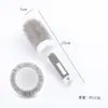 Rodillo Peine de Tubo de Aluminio para Dar Volumen, Peine Rodillo para Peinar el Cabello, Peine Rizador, Peine Alisador para Secado con Secadora, Peine Cilindro para Peinar el Cabello