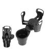Porta-copos de carro superdimensionado multifuncional para carro, porta-copos para água, armazenamento de camada dupla um-dois, giratório, porta-copos para bebidas de carro