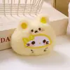 Lindo colgante de peluche de gato de dibujos animados, accesorio para bolso y ropa, colgante para mejor amigo, llavero de regalo para pareja