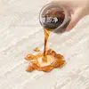 Alfombra para Sala de Estar, Estilo Crema, Color Sólido Nuevo, Impermeable, Resistente a Manchas, No Lavable, Limpiable con Trapo, Resistente a la Suciedad, Fácil Cuidado, Alfombra para Mesita de Noche de Dormitorio