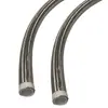 Fuelle de PTFE Manguera Hidráulica Politetrafluoroetileno Resistente a la Corrosión Teflón Tubería Trenzada de Acero Inoxidable 304