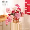 Juego de Flores Artificiales para Mesita de Noche de Boda, Arreglo para Mueble de TV de Sala de Estar de Boda, Arreglo Floral, Fábrica de Decoración Floral de Boda para Dormitorio
