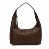Bolsa de Axila Retro de Grande Capacidade 2026 Novo Estilo Moda Tendência Feminina Bolsa de Ombro de Verão Bolsa Tote Tecida Bolsa Saco