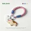 Cordón para teléfono color dopamina para el Año del Caballo, trae riqueza instantánea, accesorio de teléfono versátil, correa con almohadilla anticaída y anti-pérdida