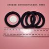 Anillo para el pelo de toalla color simple cuerda para el pelo transfronterizo alta elasticidad sin costuras manojo de pelo banda para el pelo negro al por mayor