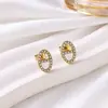 Pulsera Ovalada con Nariz de Cerdo de Circonita Galvanizada de Venta Caliente Transfronteriza, Pulsera de Nicho de Gama Alta, Joyería de Mano con Diseño de Moda y Personalizado