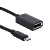 Cable Adaptador de Tipo C USB 3.1 a DisplayPort, Convertidor para Teléfono Móvil y Portátil, Cable Adaptador 4K USB-C a DP
