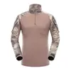 Top Transpirable G2 Traje de Rana para Hombre de Manga Larga para Entrenamiento al Aire Libre Traje de Rana Camuflaje Cp Traje Táctico Fabricante Venta al por Mayor Transfronteriza