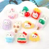 Funda de Teléfono DIY Rosquillas Refrigerador Pegatinas de Pegamento Cremoso DIY Pinzas para el Cabello Hamburguesa Papas Fritas Accesorios de Resina Venta al por Mayor
