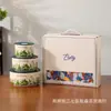 Líder Cerámica Creativa Recipiente para Conservar Frescura Juego de Tres Piezas Hogar Simple Sellado Recipiente Tienda de Negocios Celebración Regalo Al Por Mayor