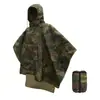 Saco de Dormir Cálido de Camuflaje para Exteriores, Saco de Dormir de Camuflaje Estilo Capa, Saco de Dormir de Emergencia Portátil para Montañismo, Camping, Viajes