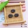Galletas de Grano de Café de Dibujos Animados Accesorios de Resina DIY para McDonald's Funda de Teléfono Parche para Zapatos con Agujeros Pasador Material para Accesorios del Cabello