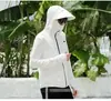 Ropa Transpirable Delgada de Verano para Hombre con Protección Solar, Ropa de Pesca con Protección Solar, Cortavientos Casual con Capucha para Hombre, Ropa para Exteriores para Hombre con Protección Solar
