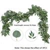 Simulação da Amazon Eucalipto Folhas Rattan Eucalipto Artificial Flor Falsa Videira Decoração para Casa Fundo de Casamento Plantio Verde