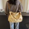 Bolso de Lona para Mujer 2025 Nuevo Trendy Ruiying Bolso Bandolera de Gran Capacidad Bolso Tote de Mano Bolso de Hombro Ins para Estudiantes