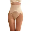 Pantalones moldeadores de cuerpo para abdomen, faja postparto de cintura media, tanga moldeadora de cuerpo, ropa interior adelgazante fina, transpirable y sin costuras para mujer