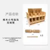 Caja de Madera para Guardar Instrumentos Musicales Orff Percusión Enseñanza Musical Sonajero para Niños Anillo de Tambor Tablero de Anillo Doble Enseñanza en Jardín de Infancia