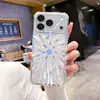 Funda de Teléfono Transparente Estrella de Fuegos Artificiales Popular Adecuada para Apple 16Pro, TPU Transparente Creativo Pintado Anti-Caídas en Cuatro Esquinas