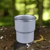 Taza de Acero Inoxidable 304 de una Sola Capa Estilo Camping para Exteriores Taza para Bebidas Frías Taza Escalonada Taza de Café Taza de Té con Leche Taza de Cerveza Taza de Agua