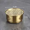 Hervidor de Agua de Acero Inoxidable Estufa Creativa para Preparar Té Base de Tetera Calentador de Té Calefacción con Velas Estufa Calentadora para Té de Frutas y Flores