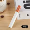 Isqueiro criativo de chama aberta personalizado em formato de cigarro mini, isqueiro mini slim em barra que cabe em um maço de cigarros