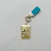 Colgante de la Fortuna de Oro Puro 999 Llavero de Oro Colgante para Coche Regalo para Amigos y Familiares Regalo Atractor de Riqueza Disponible para Venta al por Mayor