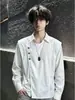 Camisa Polo de Manga Corta para Hombre Verano 2025 Seda de Hielo Secado Rápido Cuello Camisero Camiseta Deportiva 11224203280 Blanco Negro