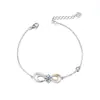 Pulsera de Plata de Ley 925 con Moissanita en Forma de Ocho para Mujer, Diseño de Nicho con Símbolo del Infinito, Joyería Transfronteriza Europea y Americana