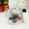 Decoraciones navideñas para el hogar juguetes para niños bola de Navidad de plástico transparente colgante para árbol de Navidad de hotel centro comercial