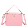 Bolsa Grande de Textura, Fashion e Simples para Mulheres 2025 Novo Estilo Casual de Ombro Único, Transversal ou de Mão Pequena Quadrada