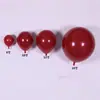 Balões de Casamento com Palavras Felizes, Balões Vermelho Romã 10 polegadas para Pedido, Declaração, Decoração, Festa de Aniversário, Arranjo de Casamento, Romântico