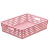 Cesta de Armazenamento de Plástico Caixa de Armazenamento de Lanches para Mesa de Escritório Cesta para Itens Diversos Maquiagem Cozinha Banheiro Escritório Cesta de Arquivos