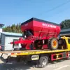 Espalhador de Adubo de Tração Grande, Carro Totalmente Automático para Fertilização e Adubação, Espalhador de Fertilizante Multifuncional para Campo, Economiza Tempo e Mão de Obra