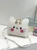 Bolsa Feminina Fashion 2026 Nova Bolsa Desenho Animado Porta-Moedas Bolsa de Maquiagem Fofa Bolsa Transversal de Ombro Casual para Menina