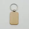 25 estilos en stock madera se puede grabar con láser llavero personalizado regalo pequeño madera de haya llavero de madera