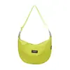 Bolsa transversal estilo coreano, nova bolsa em formato de bolinho, moderna e retrô, estilosa para estudantes, bolsa de ombro de lona simples, atacado