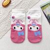Calcetines Cortos de Algodón Peinado Transfronterizos Primavera y Otoño Estilo Japonés Dibujos Animados para Niña Calcetines de Estudiante Calcetines de Barco Algodón Puro Lindos Calcetines Rectos