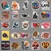 50 Adesivos de Futebol Americano, Adesivos Esportivos à Prova d'Água, Adesivos Quentes de Venda Transfronteiriça para Cadernos, Motocicletas e Capas de Celular