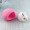 Vendas Diretas da Fábrica Molde de Silicone Coelho 3D Estéreo Molde de Mousse Base para Hot Pot Pudim Molde Francês para Assar Bolo