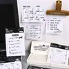 Notas Adhesivas Meow Affairs Creativas Lindas Lista Pegajosa Planificador Manual de Gestión del Tiempo Mini Bloc de Notas